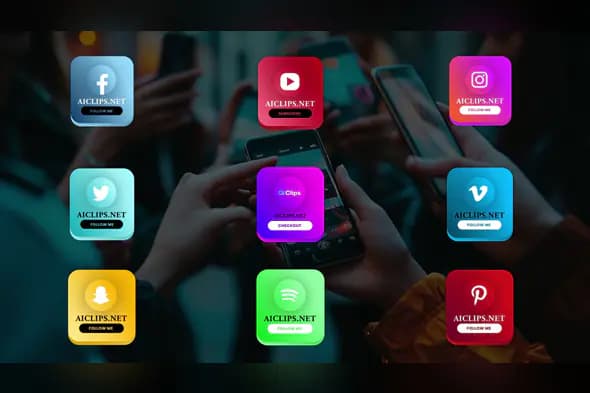 Vibrant Social Media Lower Thirds Animation Pack for After Effects