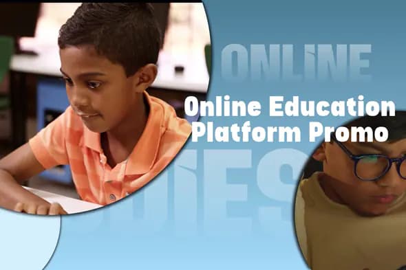 E-Learning Platform Promotional Template