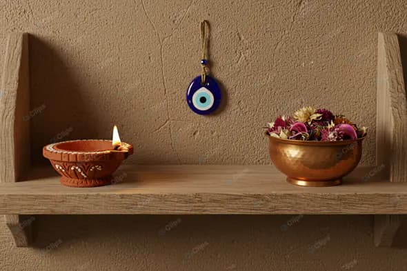 Spiritual Home Decor Shelf