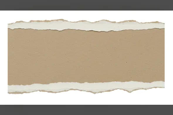 Realistic Torn Paper Edge Texture for Scrapbook and Design Projects