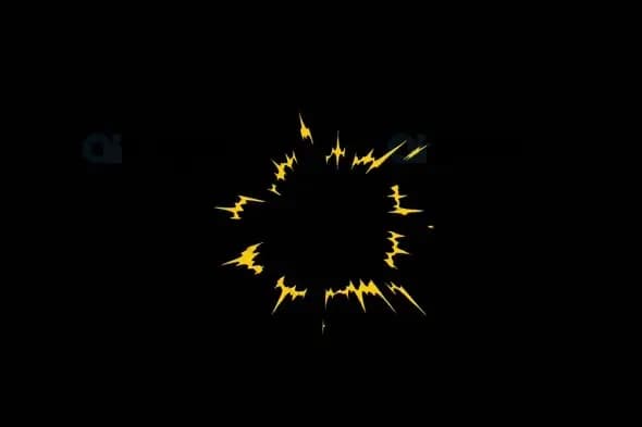 Electric Shock Burst Animation