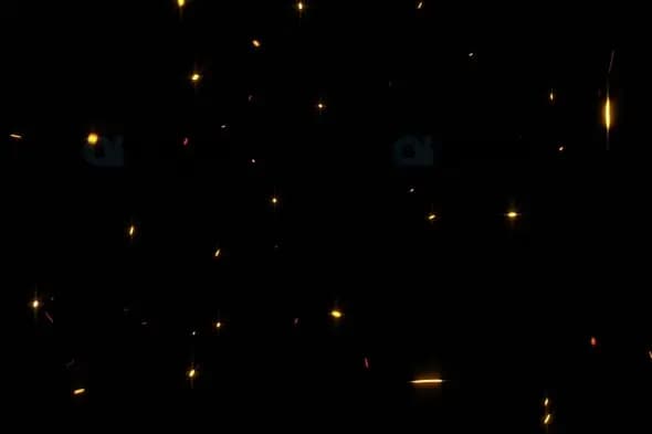 Glowing Spark Particle Effect Background