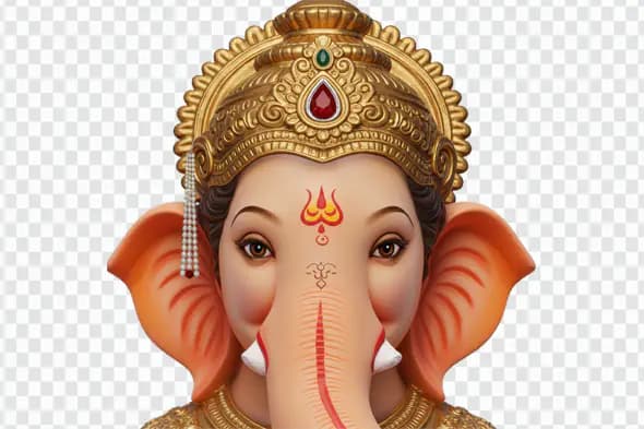 Bejeweled Ganesha Portrait