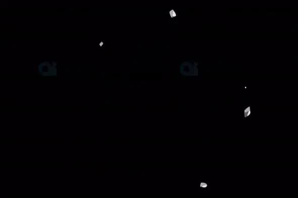 Minimalist Floating Particles Animation