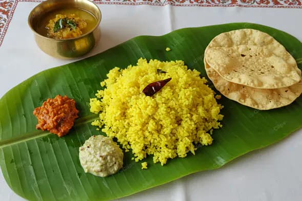 Authentic South Indian Thali Feast