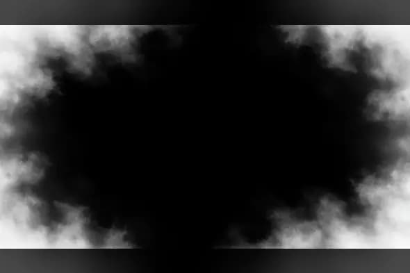 Dark Smoke Border Texture with Central Black Empty Space