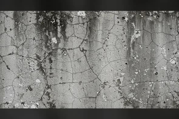 Aged Cracked Concrete Wall Texture with Weathered Details