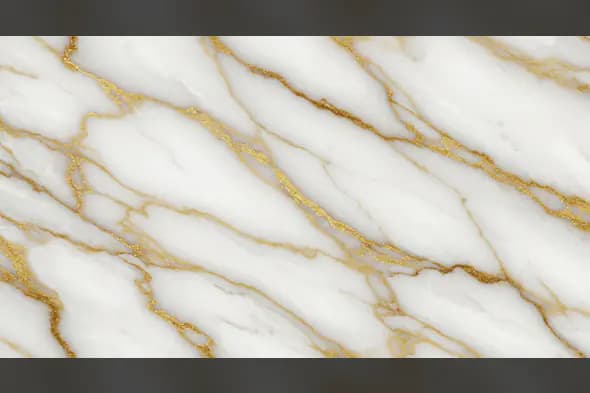 Elegant White Marble Texture with Gold Veins for Luxury Backgrounds