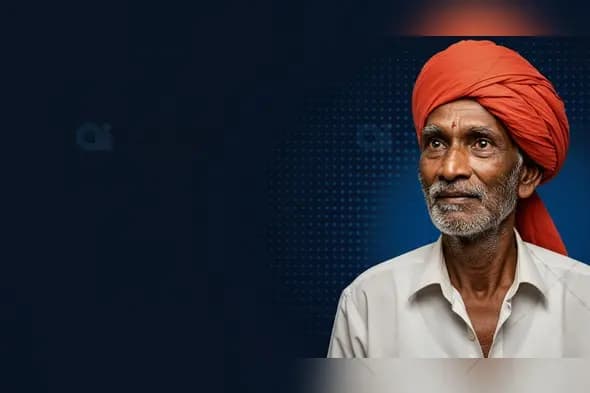 Elderly Indian Man in Traditional Turban Looking Thoughtful
