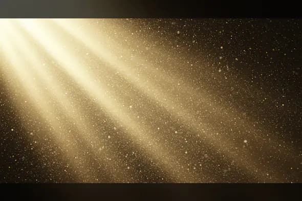 Golden Sunray Light Texture with Floating Dust Overlay