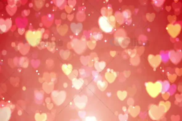 Sparkling Heart Bokeh Animation