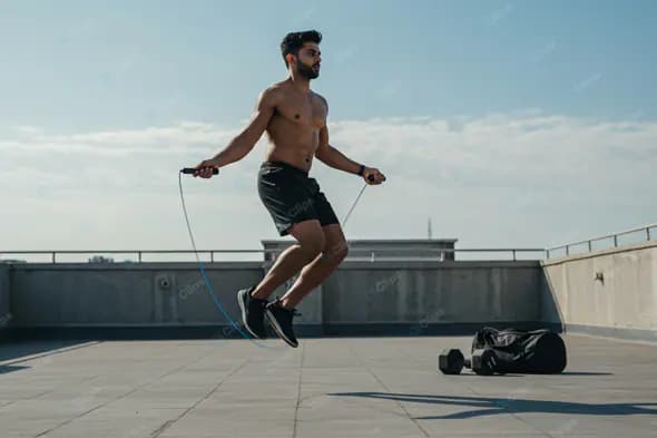 Rooftop Fitness: Jump Rope Intensity