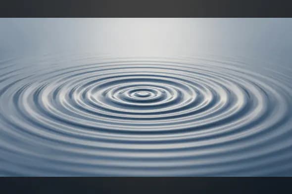 Calm Water Ripple Texture with Minimalist background