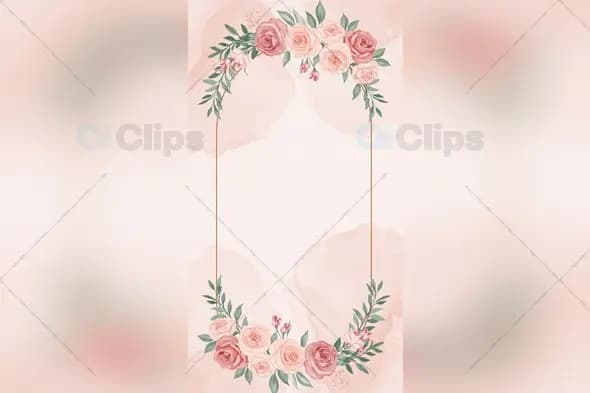 Elegant Pink Floral Background