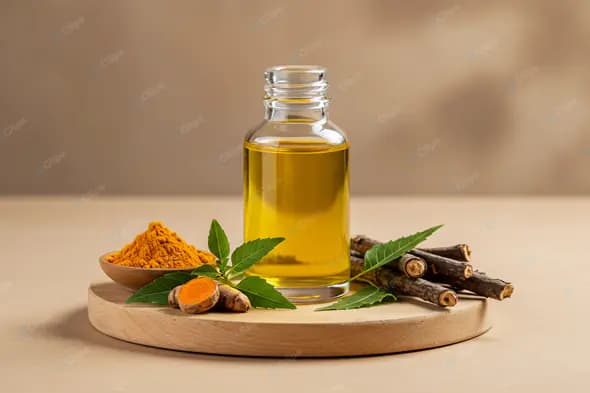 Neem Oil and Turmeric Wellness Set