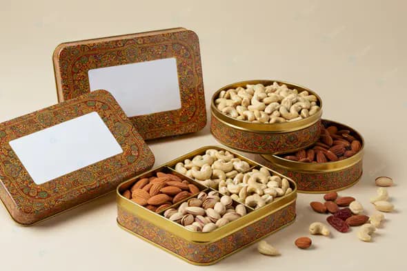 Ornate Dry Fruit Gift Boxes