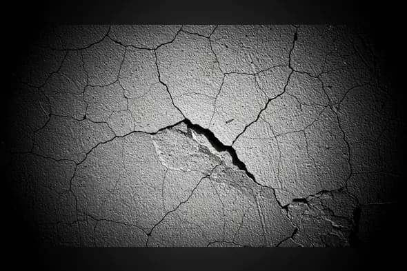 Close-Up Cracked Cement Wall Texture for Grunge Designs
