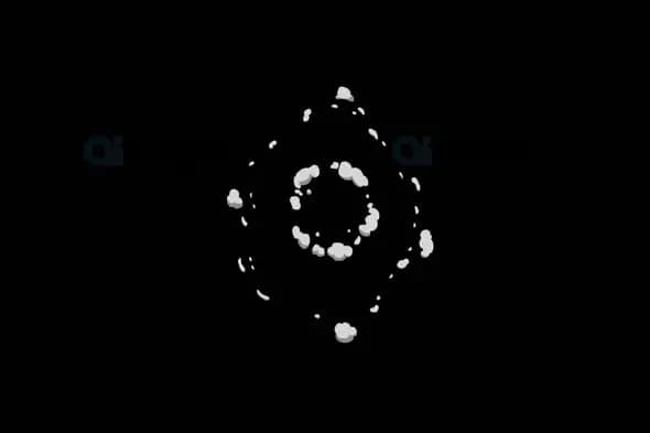 Circular Particle Burst Animation