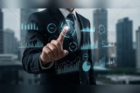 Dynamic Business Analytics Interface with Graphs and Charts