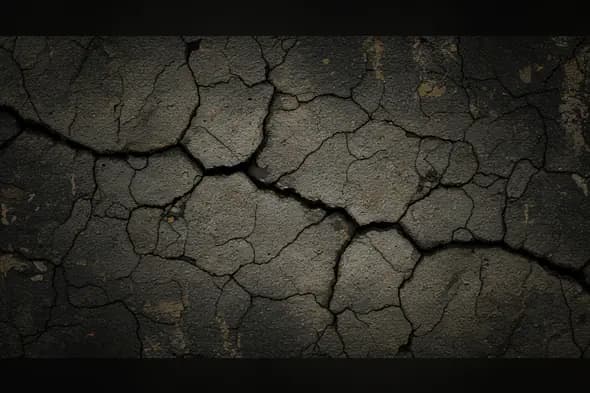 Dark Cracked Soil Wall Texture