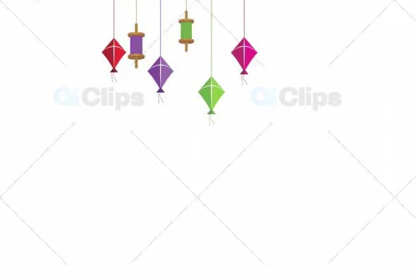 Minimalist Kite Festival Animation Background