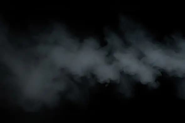 Horizontal Smoke Trail Texture on Black Background