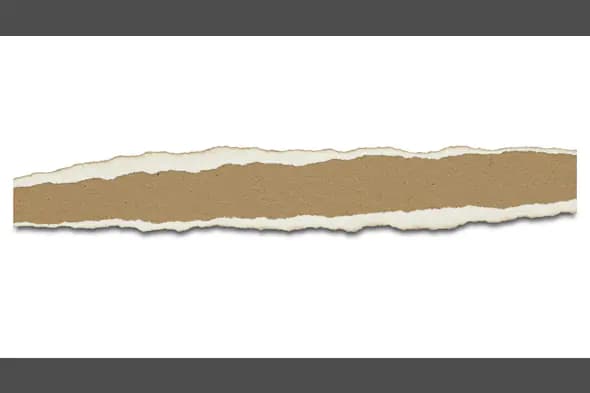 Thin Torn Paper Edge Texture for Minimalist and Craft Projects