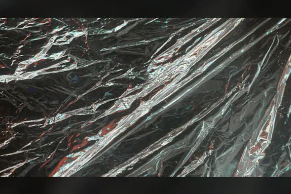 Crinkled Foil Texture Metallic Reflective Background
