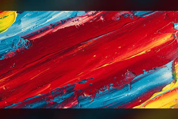 Vibrant Acrylic Paint Stroke Background