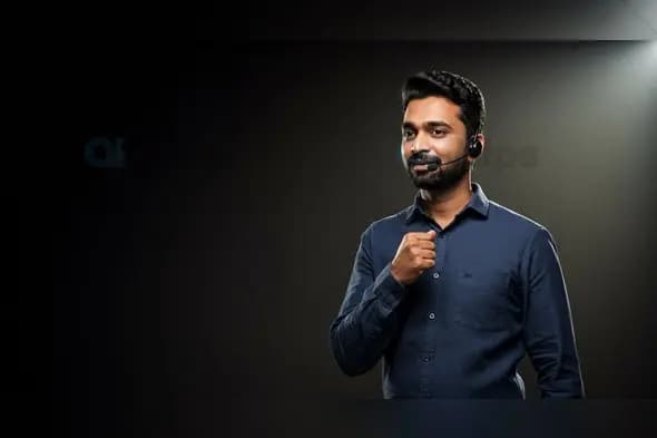 Professional Indian Male Call Center Representative
