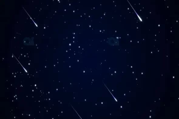 Shooting Stars and Night Sky Motion Background