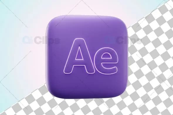 3D After Effects Icon