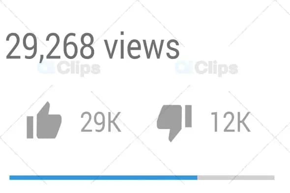 Social Media Engagement Metrics Animation