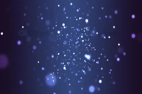 Glowing Blue and Purple Particle Burst Background