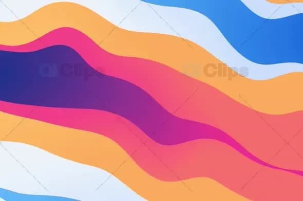 Vibrant Abstract Wavy Gradient Background