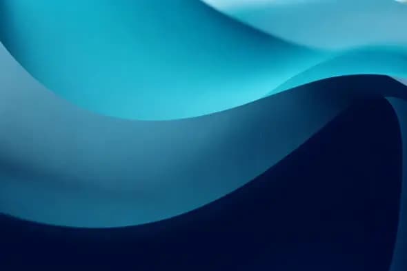 Elegant Blue Gradient Waves Animation Background