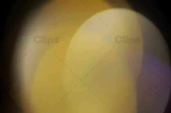 Abstract Golden Bokeh Light Overlay