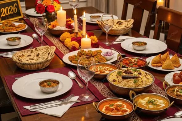 Grand Indian Feast for New Year 2026
