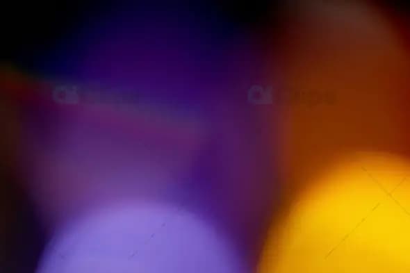 Abstract Purple and Yellow Bokeh Lights