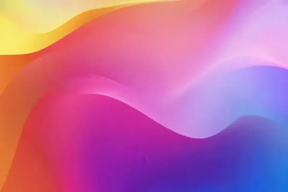 Vibrant Gradient Waves Abstract Motion Background