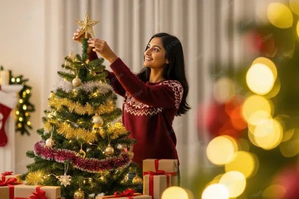 Joyful Christmas Tree Decoration
