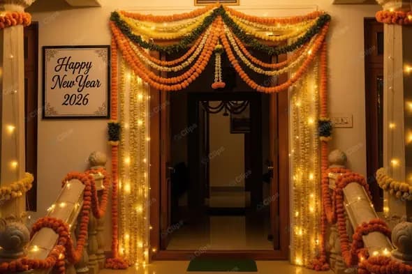 Glimmering New Year Welcome
