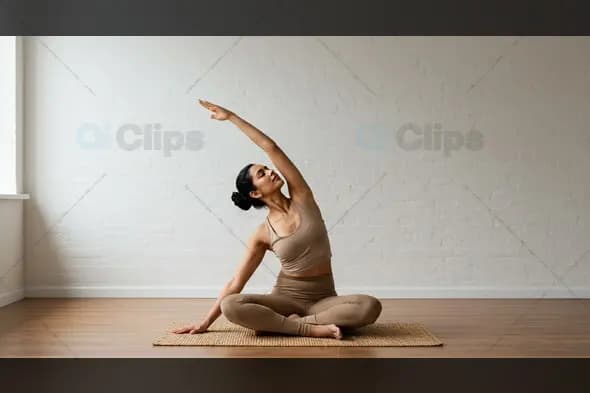 Yoga Side Stretch for Flexibility and Relaxation