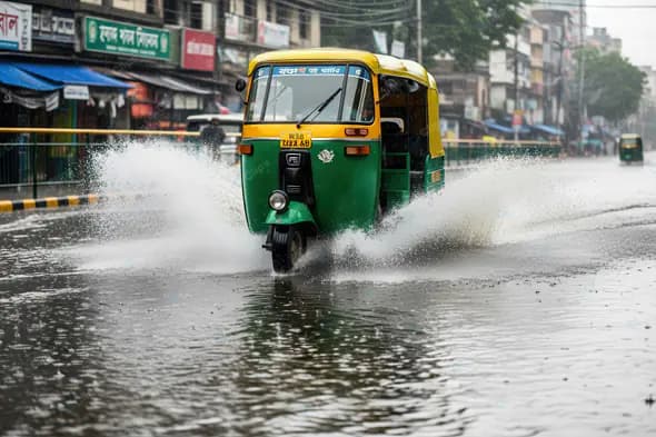 Monsoon Tuk-Tuk Splash