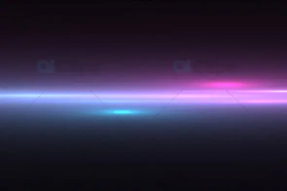 Neon Glow Horizon Background