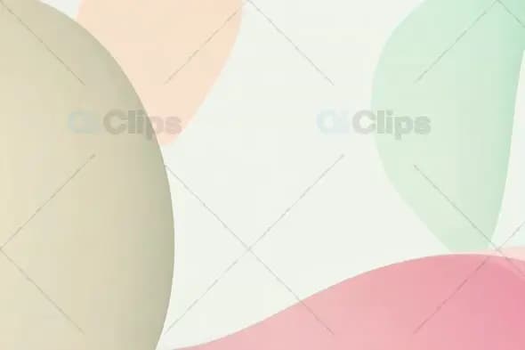 Soft Pastel Geometric Shapes Animation Background
