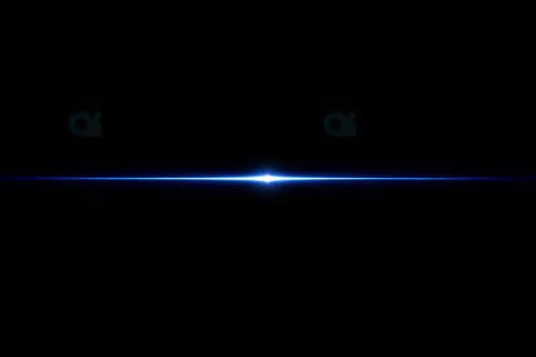 Minimal Blue Light Beam Animation