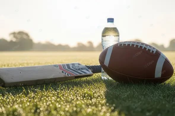 Cricket and Football at Dawn
