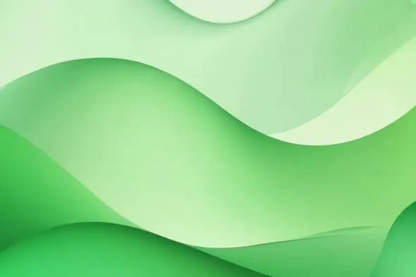 Flowing Green Abstract Waves Motion Background