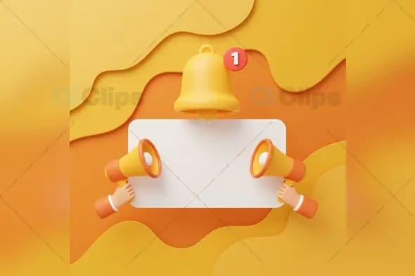 Vibrant Instagram Mockup with Notification Elements